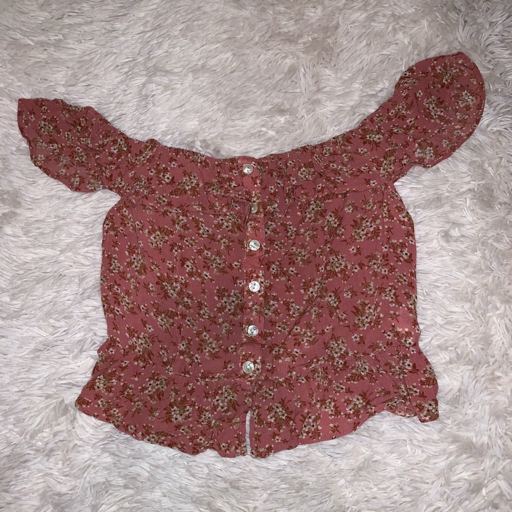 Off the shoulder shirt